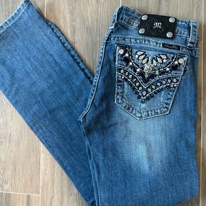 30in bootcut Miss Me jeans. Only used 2-3x. Selling to clean out closet.